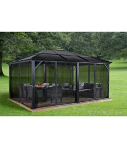 Sojag Pavillon Meridien 12x16, Ca. B485/H270/T365 Cm -Outdoor Garten Geschäft 6752737 WE MO 003 PavillionMeridien