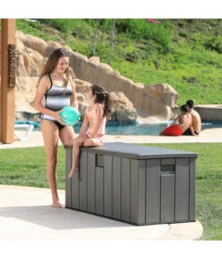 Lifetime Kissenbox Harmony, 570 L -Outdoor Garten Geschäft 6752950 WE MO 003 Kissenbox570LDunkelgrau