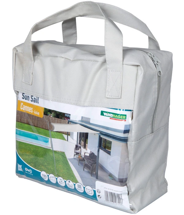 Windhager Sonnensegel Cannes, Quadratisch, Ca. B400/T400 Cm 2 Windhager Sonnensegel Cannes, Quadratisch, Ca. B400/T400 Cm – Bild 2