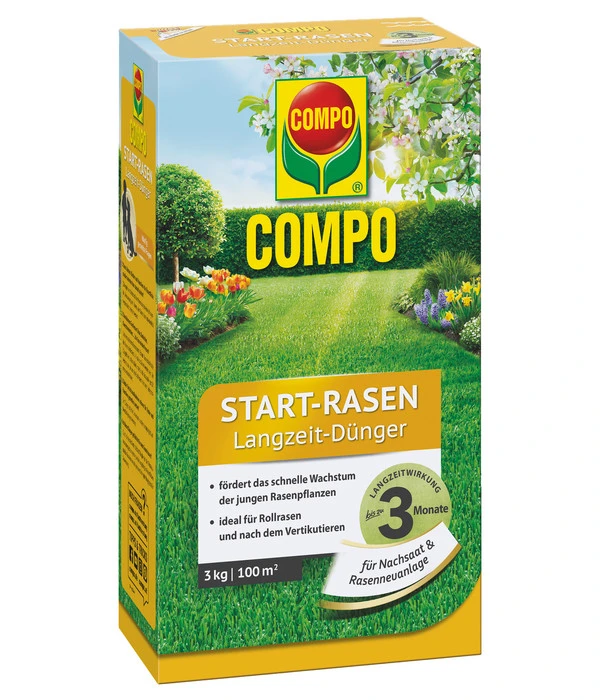 COMPO FLORANID® Start-Rasen Langzeit-Dünger 1 COMPO FLORANID® Start-Rasen Langzeit-Dünger