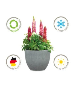 Scheurich Kunststoff-Topf Barceo, Rund -Outdoor Garten Geschäft 6769475 6769491 6769517 WE DE 001 PflanztopfBarceo