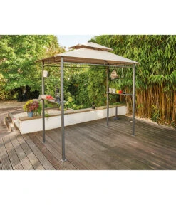 Siena Garden Pavillon BBQ, Ca. B90/H248/T127 Cm -Outdoor Garten Geschäft 6776280 WE MO 001 PAVILLON BBQ RECHTECKIG