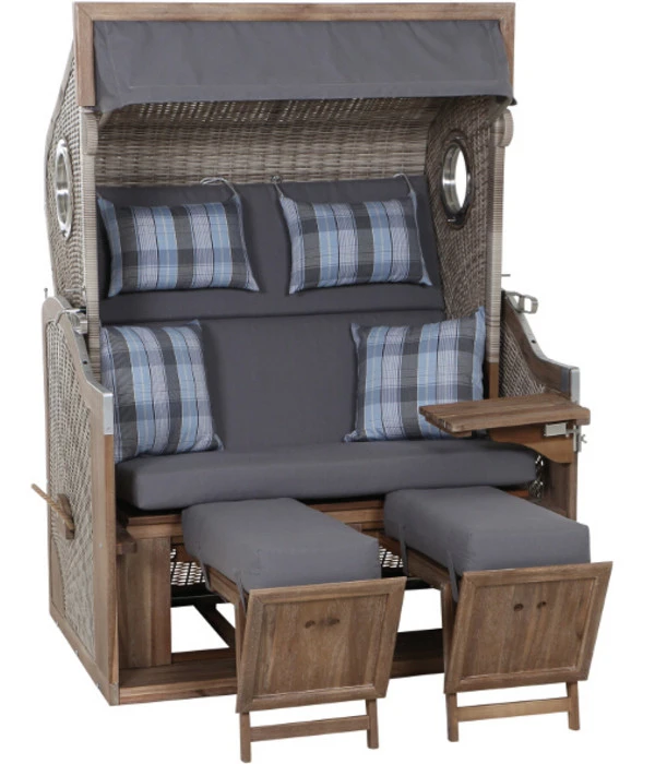 DeVries Strandkorb Greenline 175 2 DeVries Strandkorb Greenline 175 – Bild 2