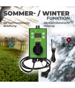 Bio Green Überwinterungszelt-Set Arctic, Inkl. Heizung & Frostwächter, Ca. B186/H175/T84 Cm -Outdoor Garten Geschäft 6814636 WE DE 001 BioGreenThermostat