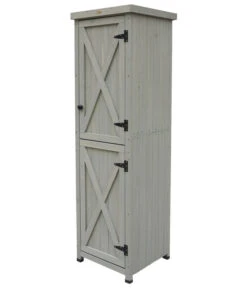 Habau Gartenschrank Ben, Ca. B45/H160/T45 Cm