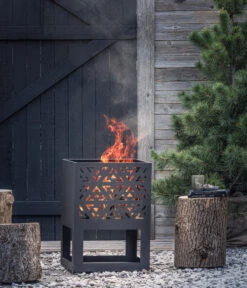 Dehner Feuerschale Manacor, Ca. B50/H70/T50 Cm -Outdoor Garten Geschäft 6892368 WE MO 001 FeuerschaleManacor