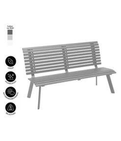 Dehner Bank London, 3-Sitzer -Outdoor Garten Geschäft 6893762 WE IG 001 BankLondon