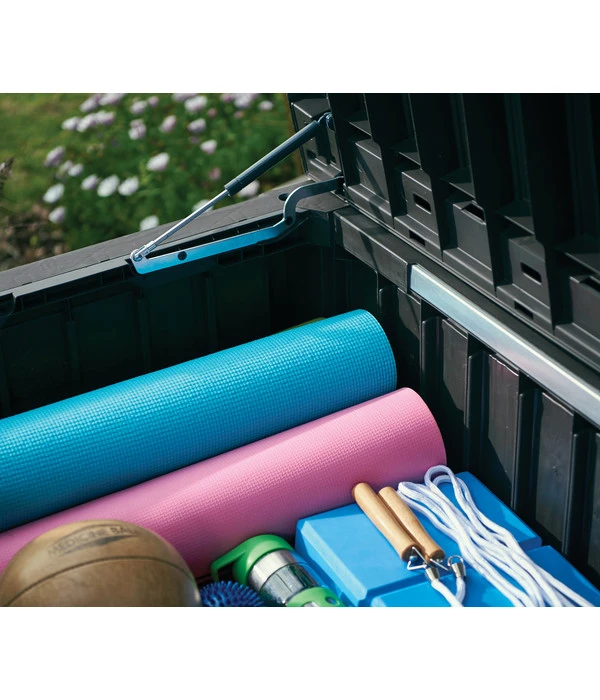 Keter Auflagenbox Westwood, 570 Liter, Ca. B155/H64,4/T72,4 Cm 7 Keter Auflagenbox Westwood, 570 Liter, Ca. B155/H64,4/T72,4 Cm – Bild 7