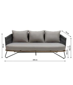 Dehner Gartenlounge Monte Carlo, 4-teilig 20 Dehner Gartenlounge Monte Carlo, 4-teilig -Outdoor Garten Geschäft 6895346 WE BG 001 LoungeMonteCarlo