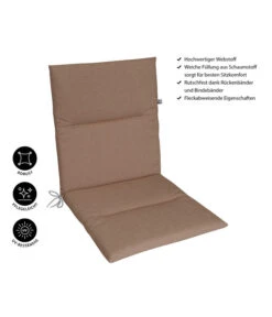 KETTtex Niederlehnerpolster Lindos Taupe, Ca. B100/H4/T50 Cm 8 KETTtex Niederlehnerpolster Lindos Taupe, Ca. B100/H4/T50 Cm -Outdoor Garten Geschäft 6907000 WE IG 001 KETTtexNiederlehnerpolsterLindosTaupe
