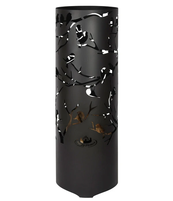 Esschert Design Feuertonne Vögel Auf Ast, Ca. Ø39/H118 Cm 1 Esschert Design Feuertonne Vögel Auf Ast, Ca. Ø39/H118 Cm