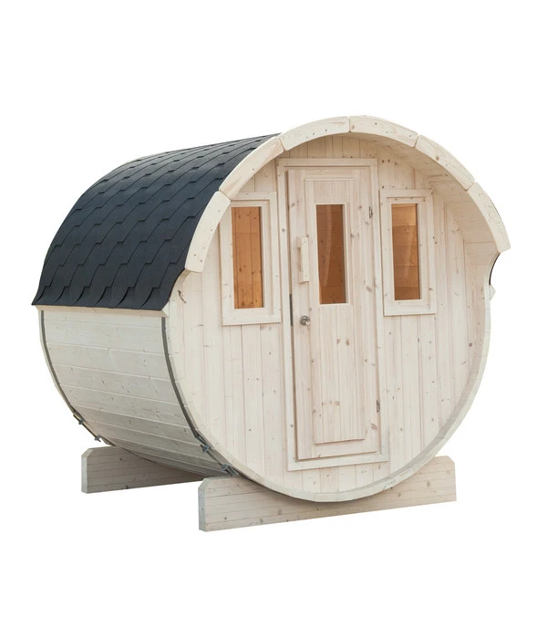 Wolff Finnhaus Saunafass Basic 230 Bausatz, Ca. B205/H210/T230 Cm 1 Wolff Finnhaus Saunafass Basic 230 Bausatz, Ca. B205/H210/T230 Cm