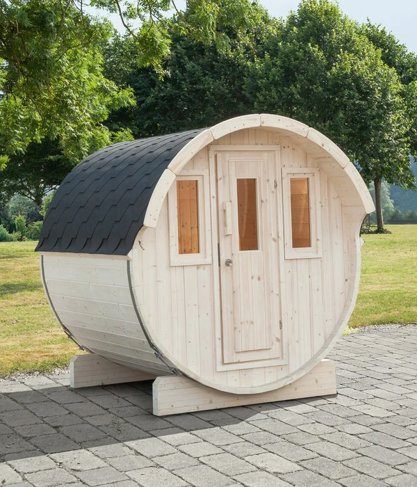 Wolff Finnhaus Saunafass Basic 230 Bausatz, Ca. B205/H210/T230 Cm 2 Wolff Finnhaus Saunafass Basic 230 Bausatz, Ca. B205/H210/T230 Cm – Bild 2