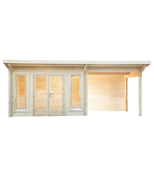 Wolff Finnhaus Gartenhaus Trondheim 70-D XL, Inkl. Lounge Rechts 1 Wolff Finnhaus Gartenhaus Trondheim 70-D XL, Inkl. Lounge Rechts