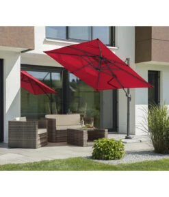 Schneider Ampelschirm Rhodos Junior, Quadratisch, Ca. B230/T230 Cm 16 Schneider Ampelschirm Rhodos Junior, Quadratisch, Ca. B230/T230 Cm -Outdoor Garten Geschäft 6953566 WE MO 001 SchneiderAmpelschirmRhodosJunior230x230cmrot