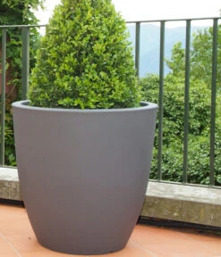 Farmet New Kunststoff-Topf Orione Alto, Rund, Ca. Ø60/H60 Cm -Outdoor Garten Geschäft 6967038 WE MO 001 FarmetNewKunststoffTopfOrioneAltorund