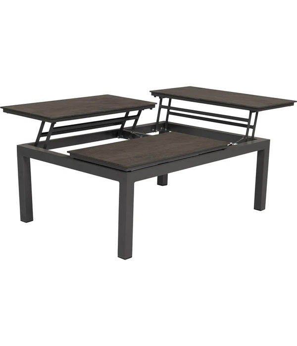 Tierra Outdoor Kaffeetisch Flip Up, Ca. B120/H46/T79 Cm 2 Tierra Outdoor Kaffeetisch Flip Up, Ca. B120/H46/T79 Cm – Bild 2